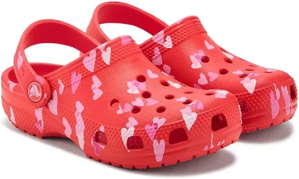 Crocs Girls' Classic Valentine's Day Clogs