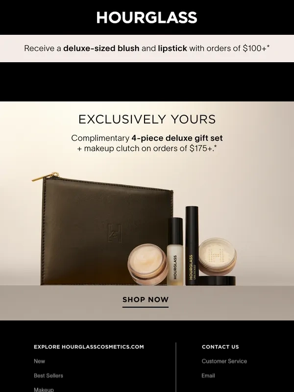 Hourglass Cosmetics - Don't Miss Our Biggest Promotion