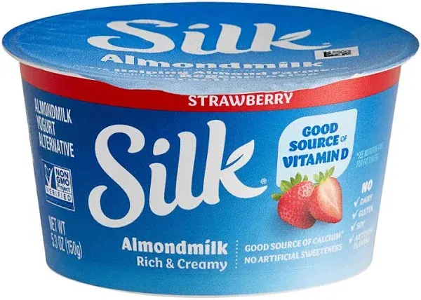 Silk Strawberry Cultured Almondmilk Yogurt Alternative