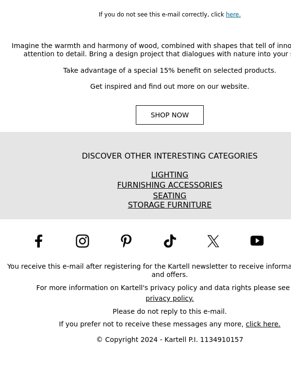 Kartell - When design dialogues with nature