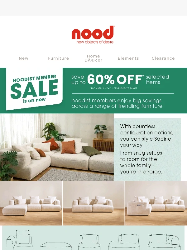Nood - Your sofa,your way!