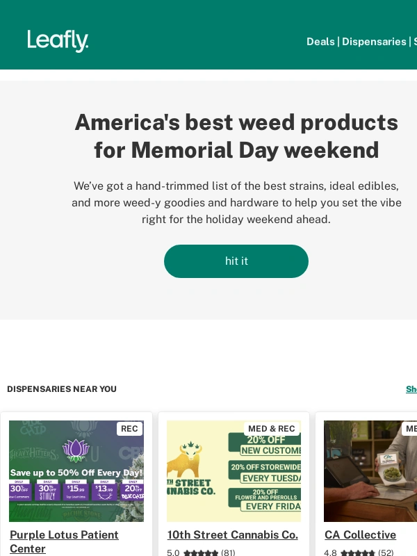Leafly - ☀️ Great weed products to kick off summer