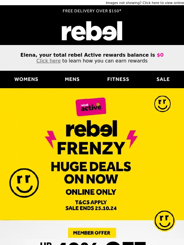 Rebel Sport - Rebel Frenzy starts now!