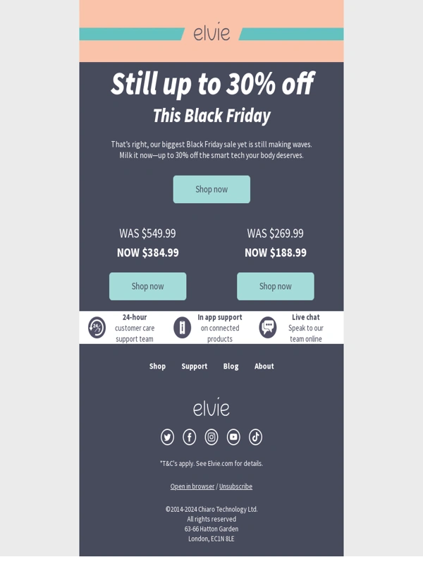 Elvie - Our biggest ever Black Friday continues