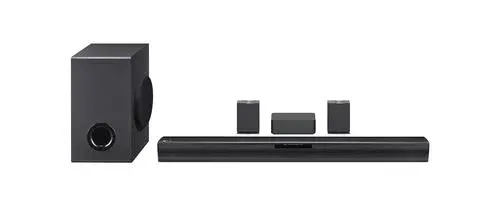 LG SQC4R 4.1 Ch Soundbar with Wireless Subwoofer and Rear Speakers