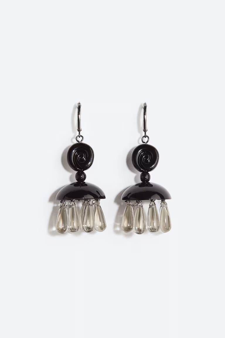 H&M Ladies Silver Dangle Earrings