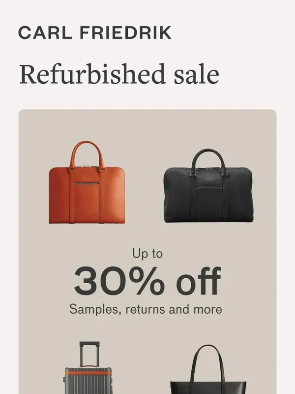 Carl Friedrik - Up to 30% off Refurbished products