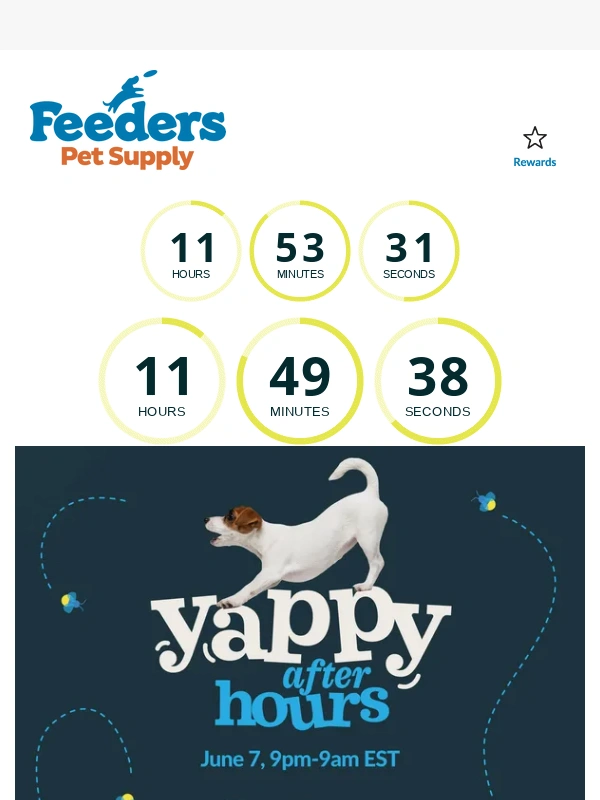 Feeders Supply - ? FLASH SALE ? 20% Off Yappy Hour!