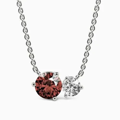 Waiting For Love" Round Cut Necklace