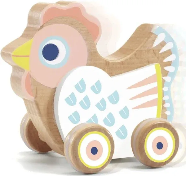 Djeco BabySing MusicHen Push Toy