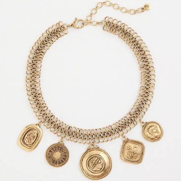 Chico's Women's Coin Charm Necklace