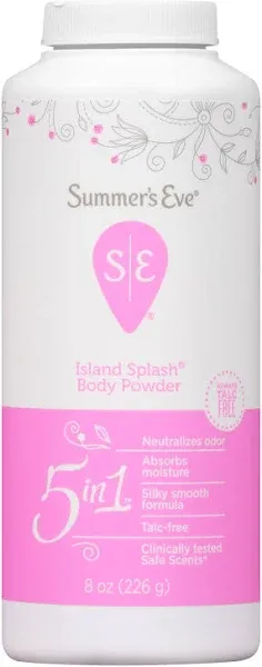 Summer's Eve Island Splash Body Powder