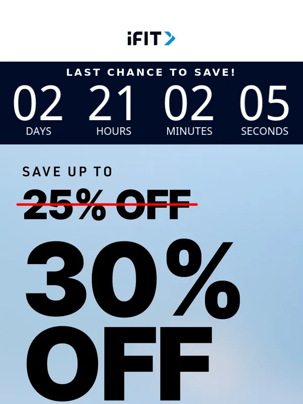 iFit - ENDS TODAY: 30% off an iFIT Pro 1-Year Membership