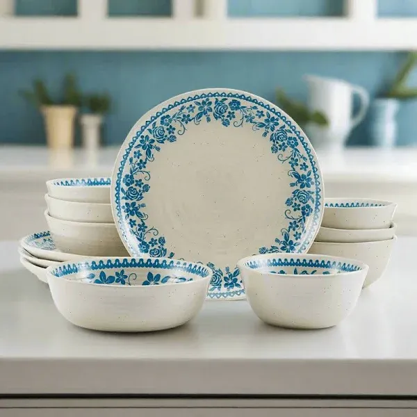 Pfaltzgraff Hayden 12-Piece Stoneware Dinnerware Set