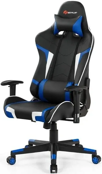 Costway Reclining Swivel Massage Gaming Chair