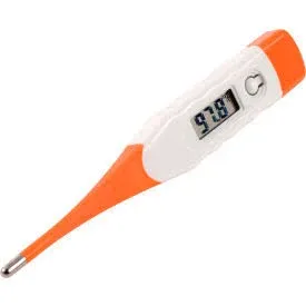 Global Industrial Flex-Tip Oral Digital Stick Thermometer