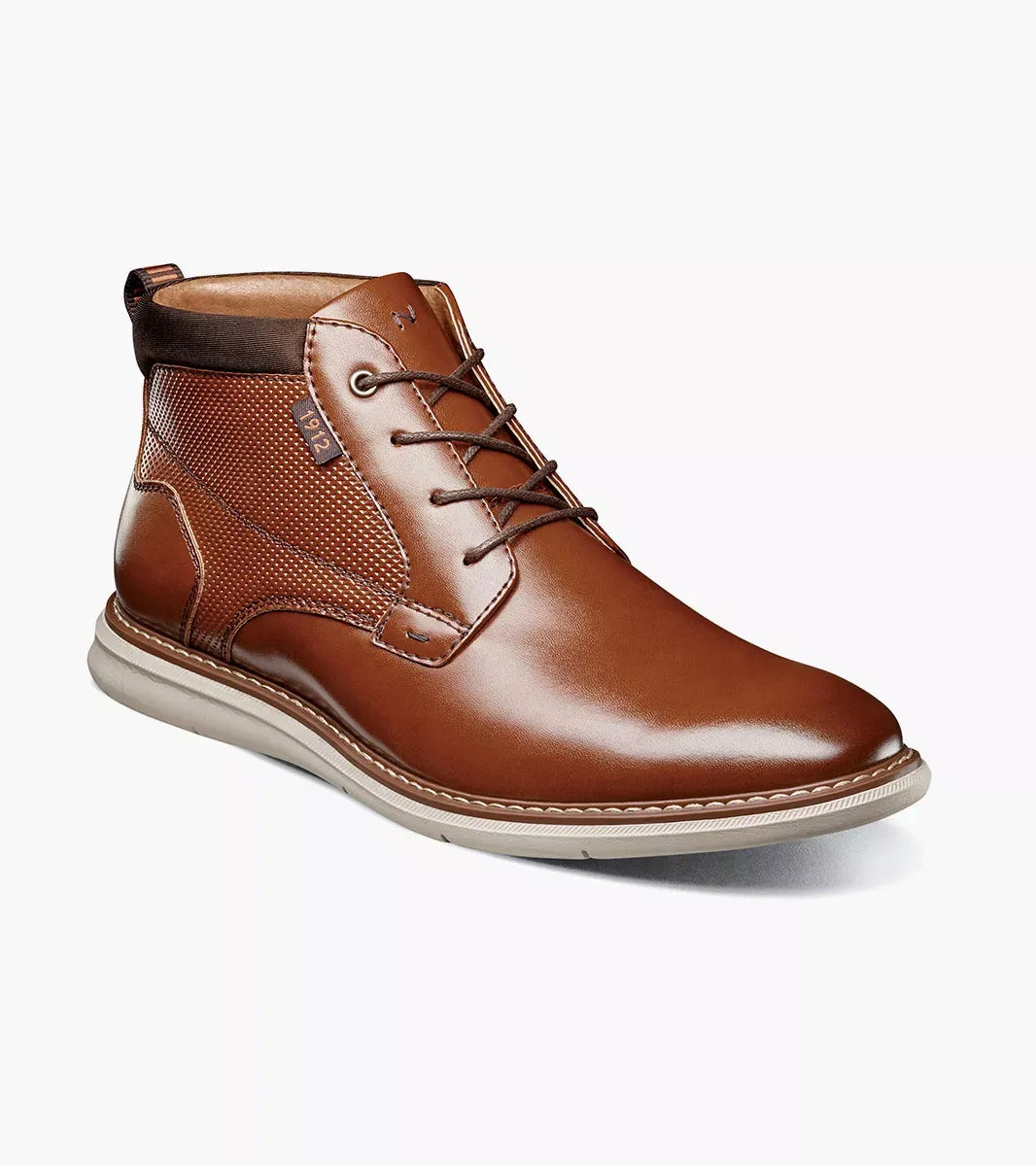 Nunn Bush Shoes Chase Plain Toe Chukka Cognac Multi Size 13