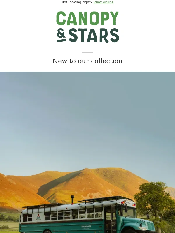 Passenger Clothing - The bus with an amazing Lake District view
