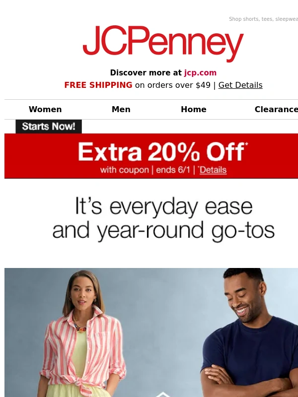 JCPenney - From: $9.99,$15.99,$17.99—St. John's Bay is on sale!