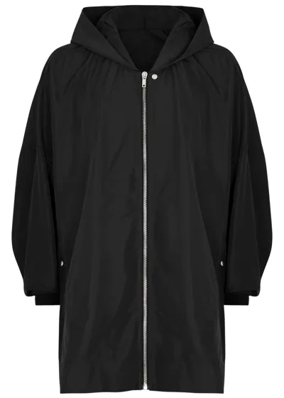 Jumbo Peter Hooded Jacket In Black