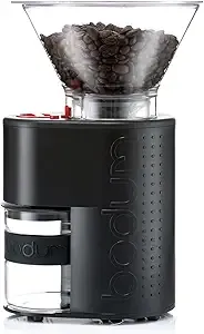 Bodum Bistro Electric Conical Burr Coffee Grinder. $50 at Amazon