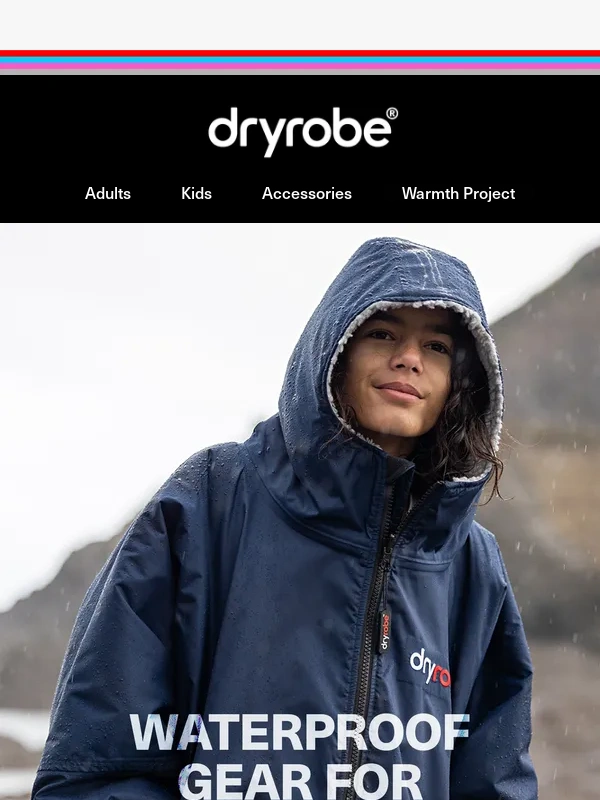 dryrobe® - Keep the kids dry on your spring adventures ☔