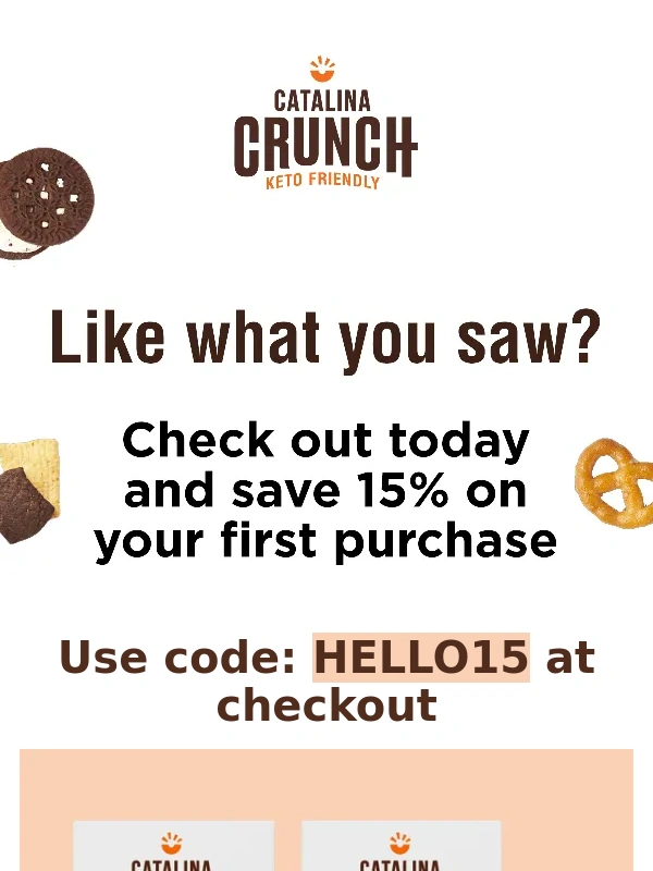 Catalina Crunch - We like that,too!