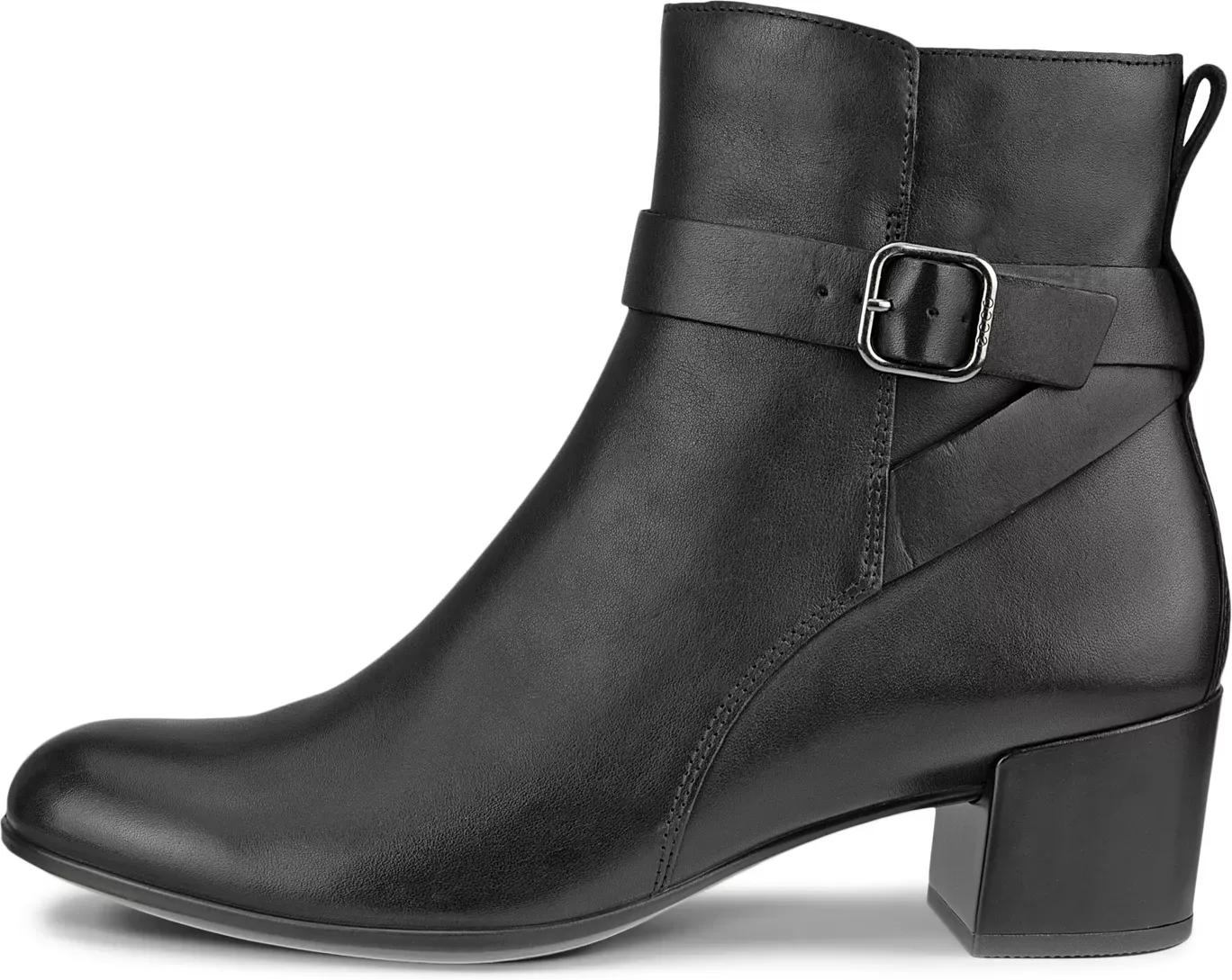 ECCO Dress Classic 35 - Women's Leather Ankle Boot - Black
