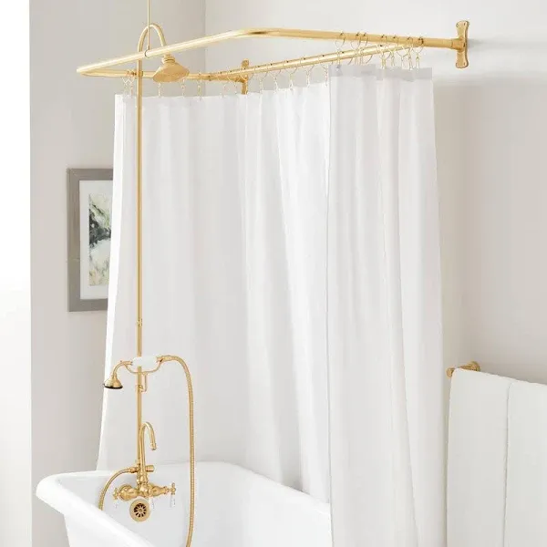 Signature Hardware Gooseneck 60" Tub & Shower Faucet