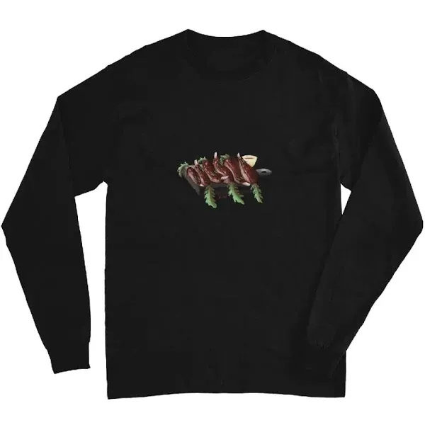 Unisex Cuts Of Meat Ribs Long Sleeves