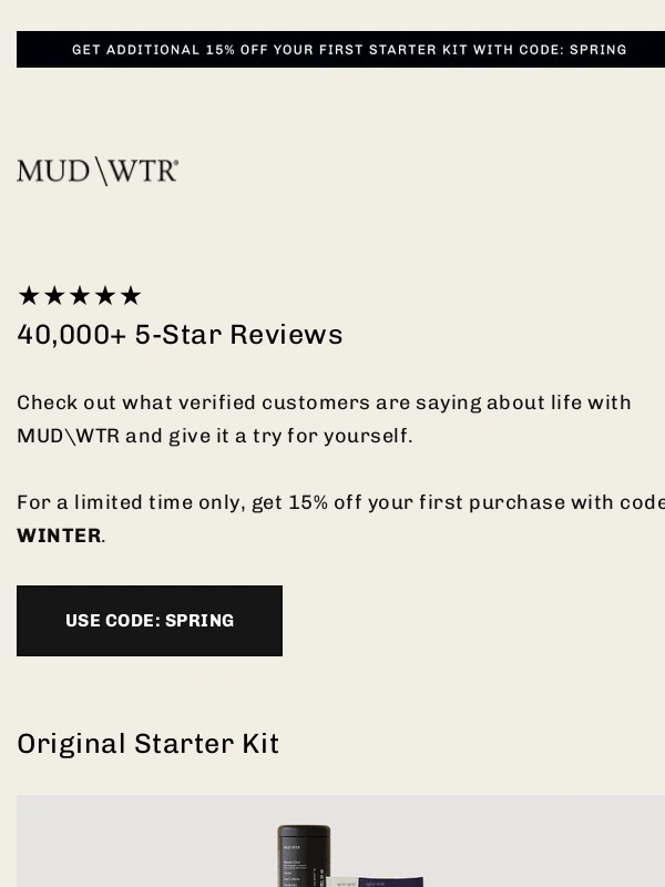 MUDWTR - Don’t take our word for it