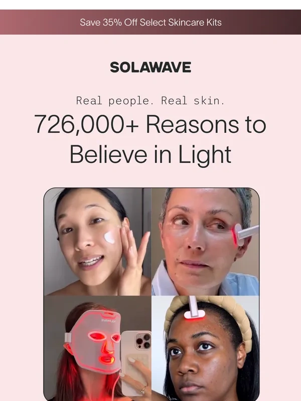 SolaWave - Real people. Real skin. Captured in real time