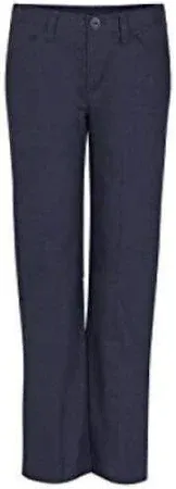 Real School Girls Uniforms Real School Flat Front Low Rise Pants