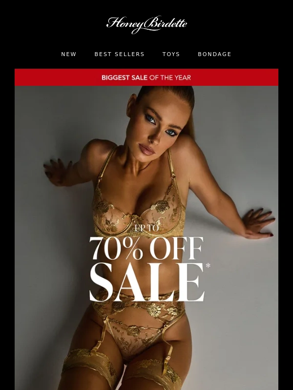 Honey Birdette - PSA: WHITNEY'S ON SALE
