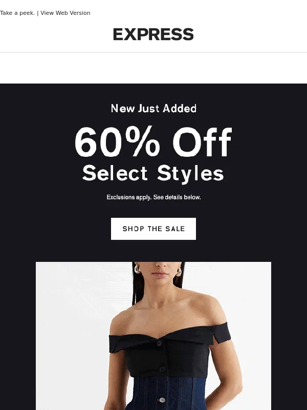 Express - NEW DROP! 60% off so many styles