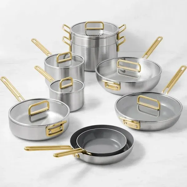 GreenPan Stanley Tucci Stainless-Steel Mixed Material Cookware Set
