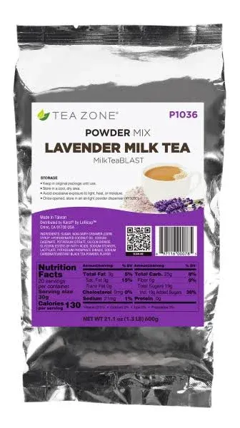 Tea Zone Lavender Milk Tea Powder