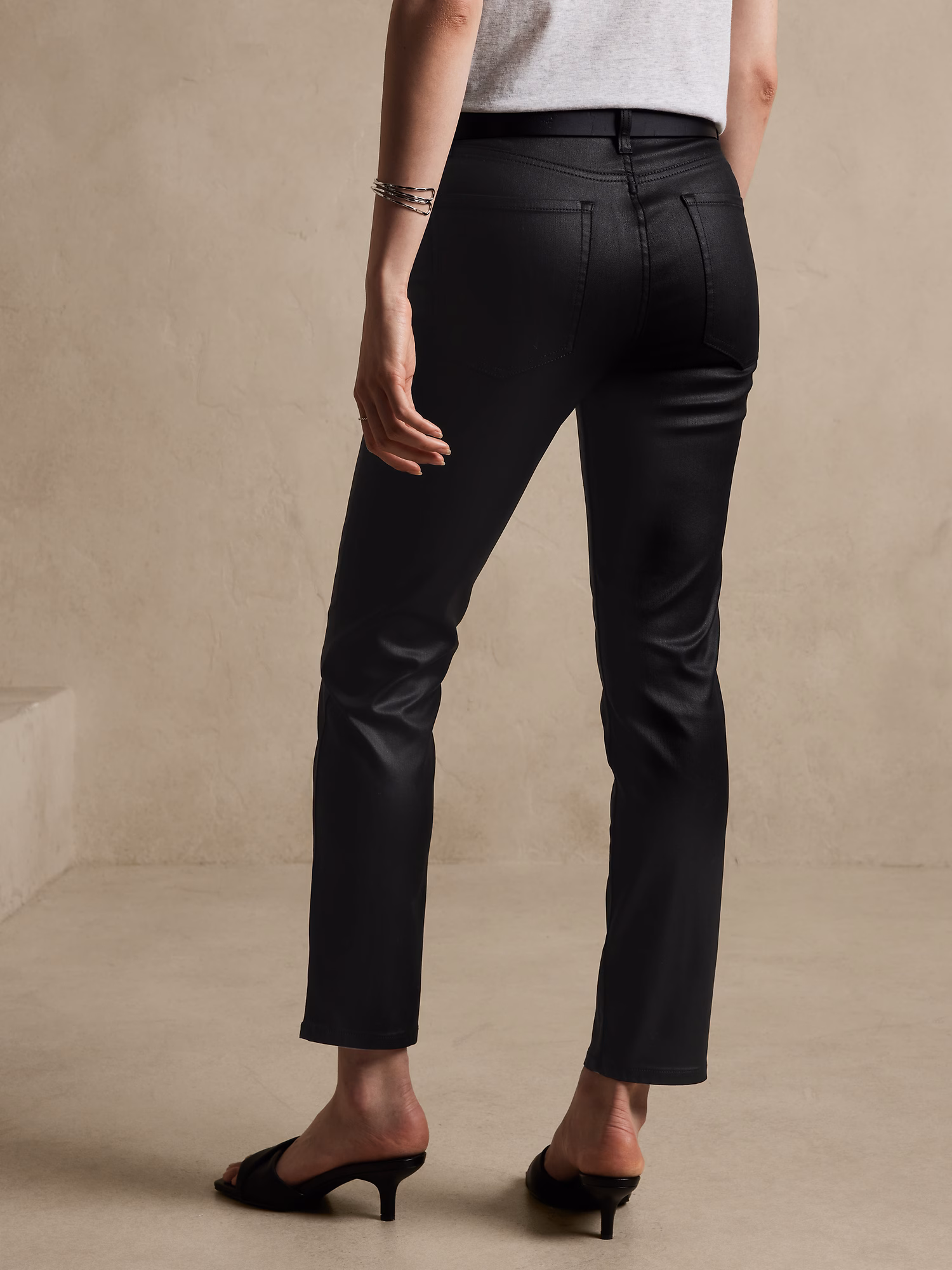 Banana Republic Factory Women's Slim Coated Jeans