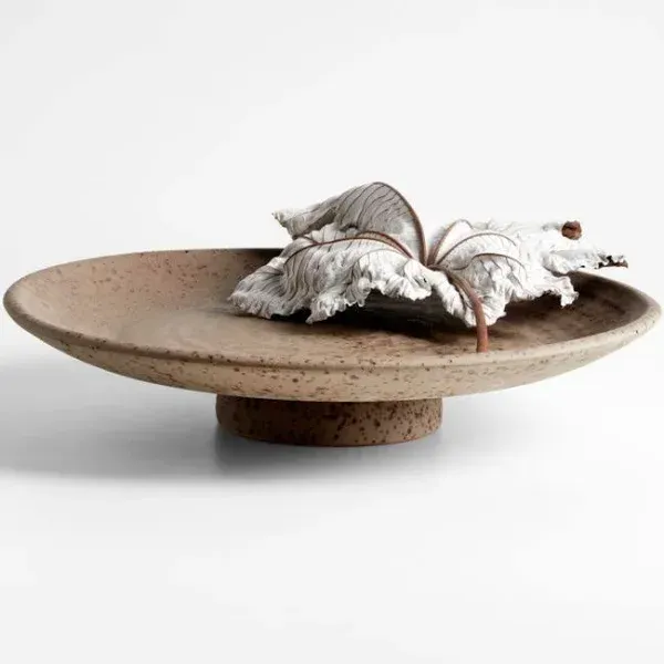 Otobe Taupe Terracotta Centerpiece Bowl 16.5" by Gaby Dalkin