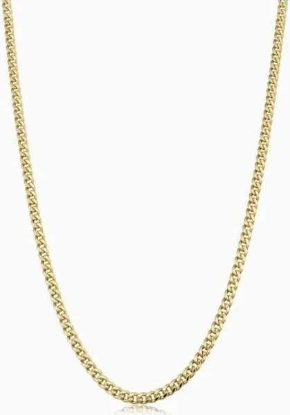 Oradina 14K Gold Estate Cuban Necklace