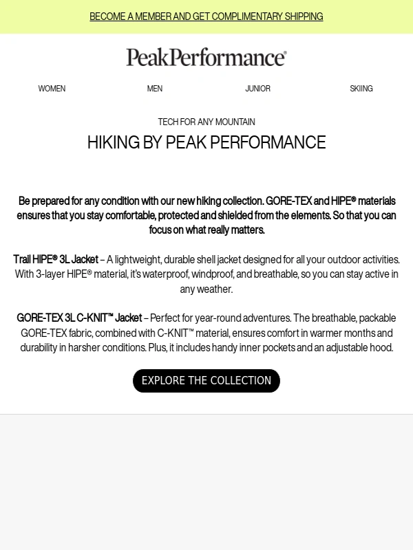 Peak Performance - Hiking by Peak Performance