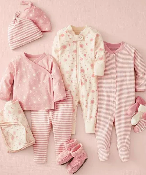 Hanna Andersson Blush Pink 11-Piece Layette Gift Set