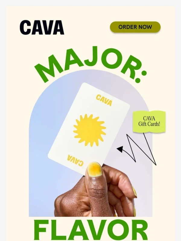 Cava - College students <3 gift cards
