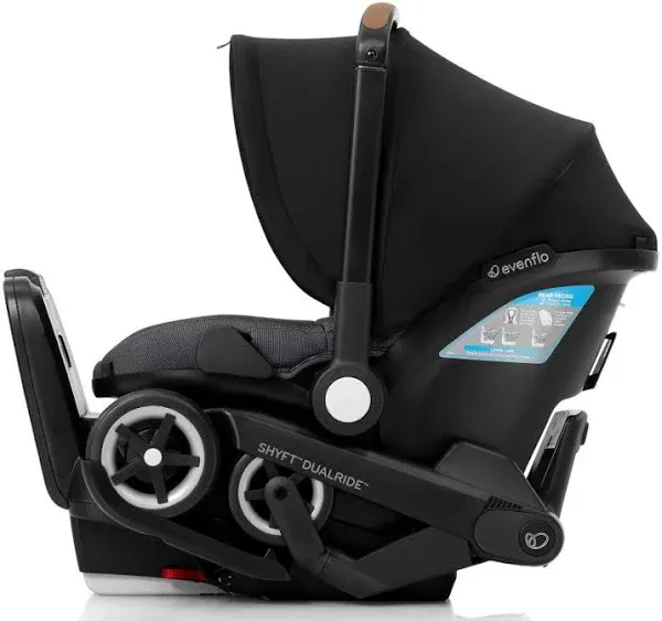 Evenflo Shyft DualRide Infant Car Seat Stroller Combo Carryall Storage