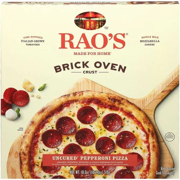 Rao's Homemade Brick Oven Crust Pizza Uncured Pepperoni