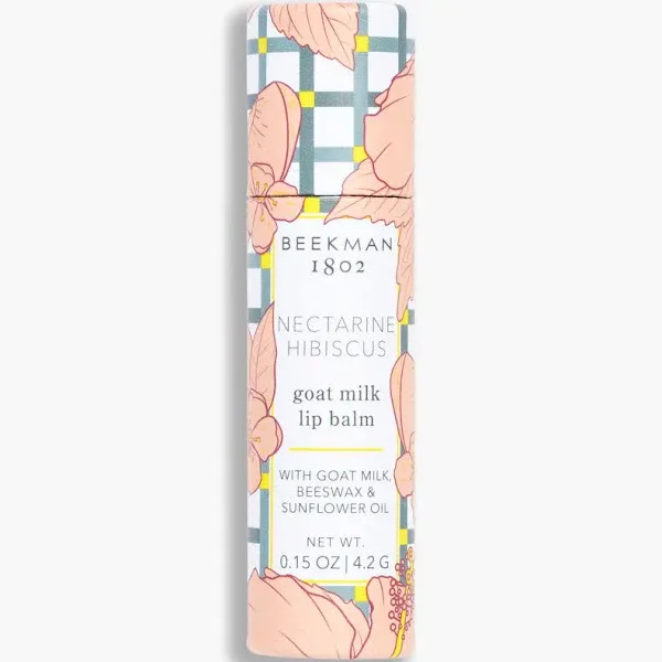 Beekman 1802 Nectarine Hibiscus Lip Balm