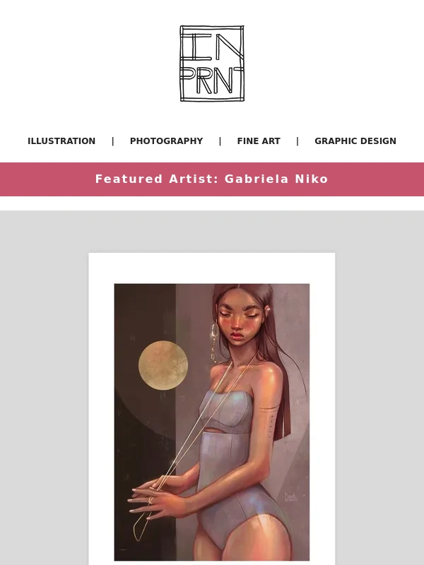 InPRNT - This Week's Featured Artist: Gabriela Niko