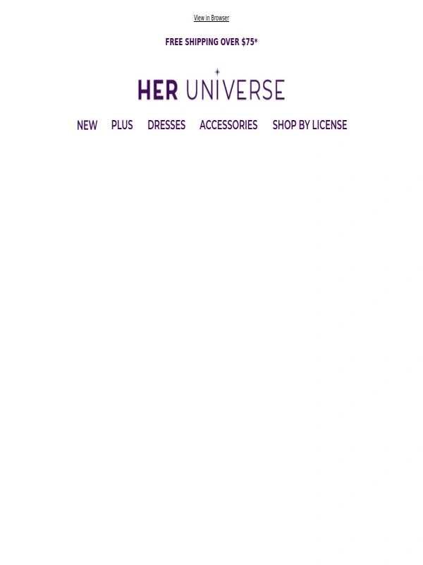 Her Universe - Take flight in new arrivals from Up & more ??