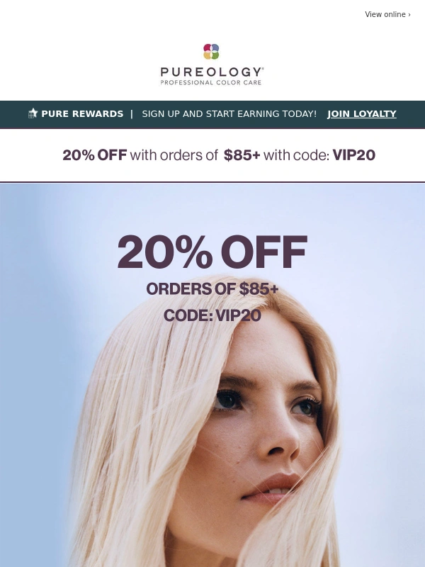 Pureology - 20% OFF Ends Tonight ?