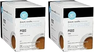 [S&S] $5.57: 24-Oz Happy Belly Cappuccino Coffee Pods (French Vanilla Flavored) at Amazon